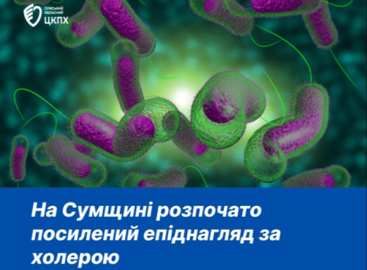 На Сумщині посилюють епіднагляд за холерою фото На Сумщині посилюють епіднагляд за холерою фото