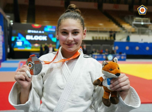 Дзюдоїстка з Ромен виборола «срібло» на Кубку Європи фото