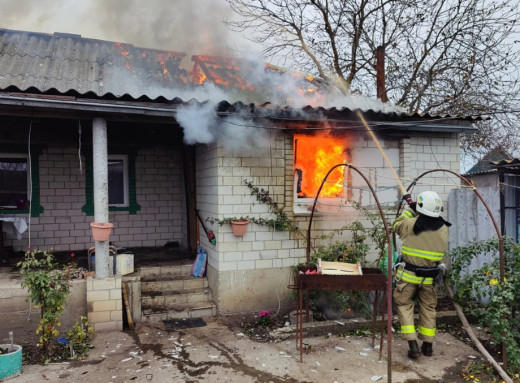 У Бурині ліквідовано пожежу в приватному будинку фото