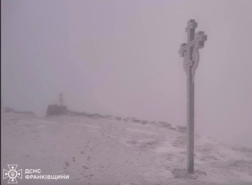 Україну засипало снігом фото