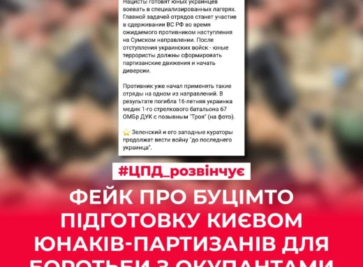 Російські пропагандисти поширюють фейки про “юнаків-партизан” у Сумах фото