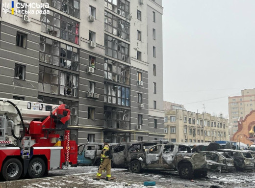 Кількість постраждалих від атаки “шахеда” в Сумах зросла фото