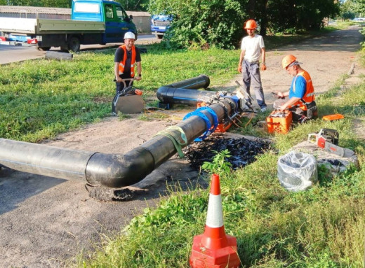 Водоканал відновив пошкоджені мережі у мікрорайонах Сум фото Водоканал відновив пошкоджені мережі у мікрорайонах Сум фото
