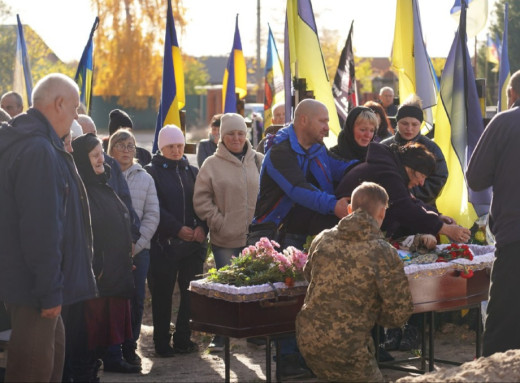 В Охтирці провели в останню путь захисника Миколу Федяя фото