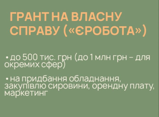 Підприємці на Сумщині можуть отримати до 1 млн грн грантової підтримки фото
