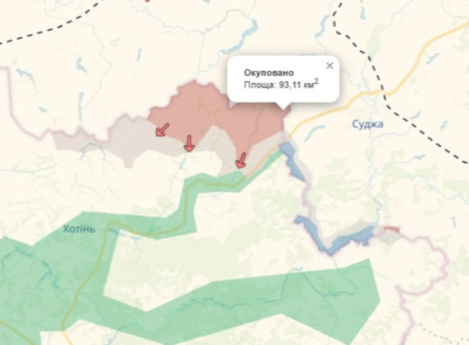 росіяни окупували майже 100 кв. км території на Сумщині фото росіяни окупували майже 100 кв. км території на Сумщині фото