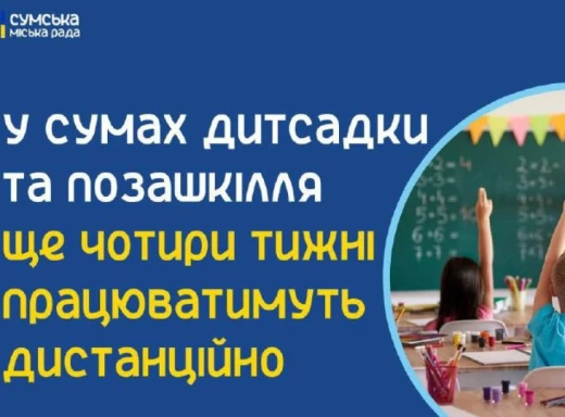 Дитячі садки та позашкілля Сумської громади продовжують працювати дистанційно фото