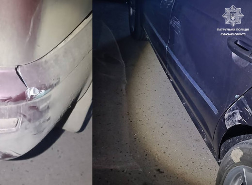 У Сумах нетвереза водійка на автівці з чужими номерами спричинила ДТП фото