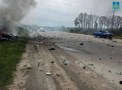 Подробиці атаки на авто енергетиків у Сумах фото Подробиці атаки на авто енергетиків у Сумах фото