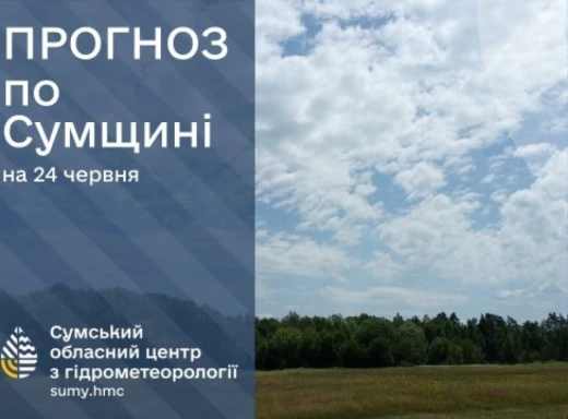 24-26 червня: що прогнозують сумські синоптики на початку тижня фото