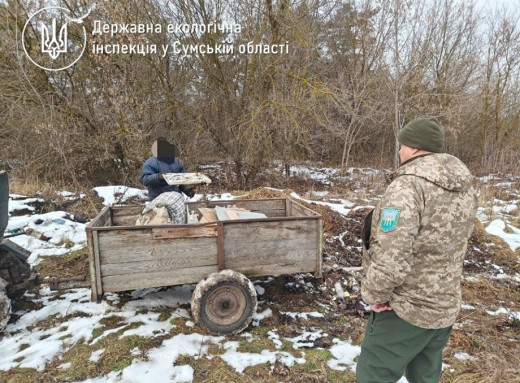 На Глухівщині екоінспектори запобігли незаконному скиданню будівельних відходів фото