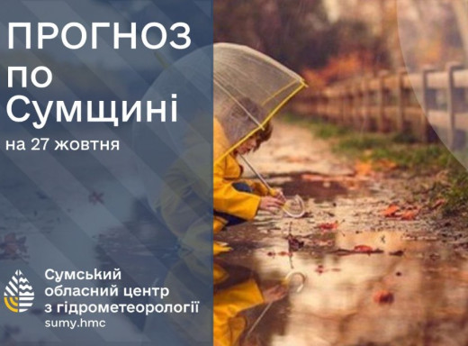 У Сумах та області на початку тижня прогнозують значний дощ, тумани та потепління до +12° фото У Сумах та області на початку тижня прогнозують значний дощ, тумани та потепління до +12° фото