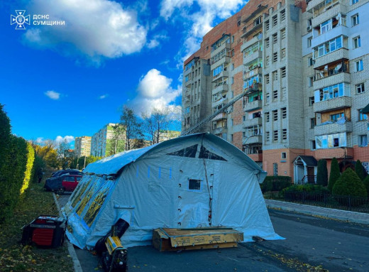 Кількість постраждалих від атаки дрона в Сумах зросла до дев'яти фото