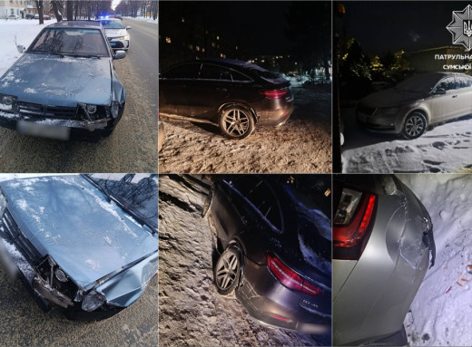 Врізався у дві автівки та намагався втекти: пригоди п’яного водія у Сумах фото