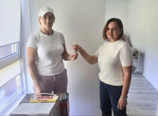 Тимчасове житло для переселенців: у модульному містечку в Сумах оселилися ще дві родини фото
