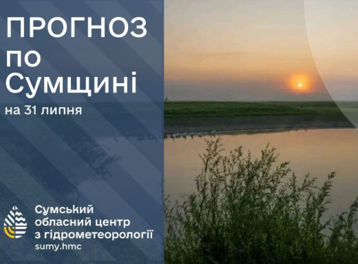 Гроза та пожежна небезпека: на Сумщині очікуються зміни погоди фото Гроза та пожежна небезпека: на Сумщині очікуються зміни погоди фото