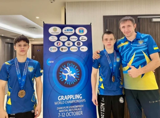 Спортсмени з Сумщини завоювали медалі на чемпіонаті світу з греплінгу фото