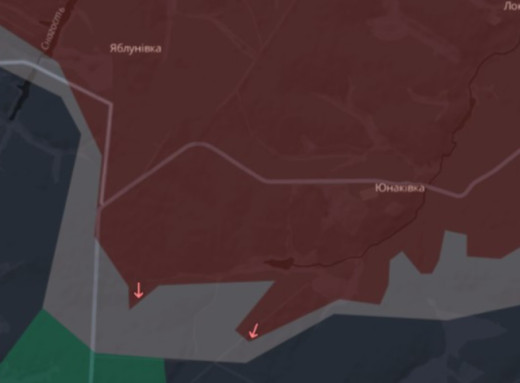 DeepState зафіксував просування російських військ поблизу Юнаківки: окуповано додаткові території фото