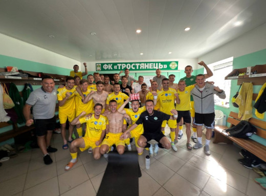 ФК «Тростянець» очолив турнірну таблицю, розгромивши «Діназ» фото ФК «Тростянець» очолив турнірну таблицю, розгромивши «Діназ» фото