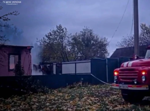 На Сумщині на пожежі постраждали двоє пенсіонерів фото