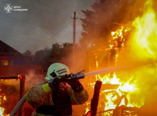 За тиждень на Сумщині у вогні загинули 2 людини, 3 травмовані фото