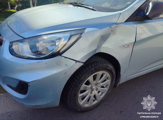 У Сумах водійка не надала переваги в русі та спричинила ДТП фото