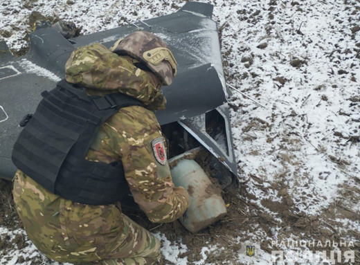 Вибухотехніки поліції Сумщини знешкодили бойову частину “шахеду” фото