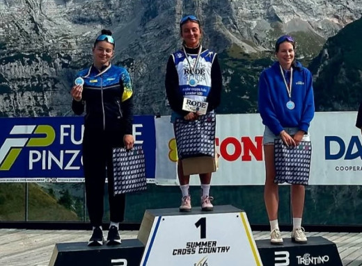 Лижниця із Сумщини здобула «срібло» на чемпіонаті Італії з лижоролерів фото