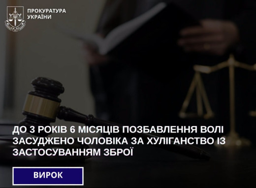 Стріляв у бік дорослих та дітей через ключі: на Сумщині засудили 68-річного пенсіонера фото