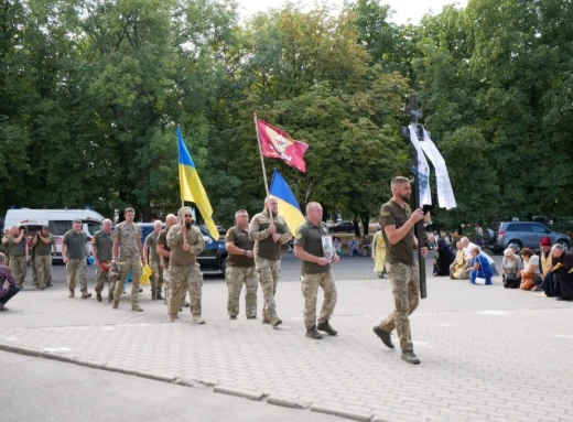 Роменці провели в останню путь захисника Юрія Пивоварова фото