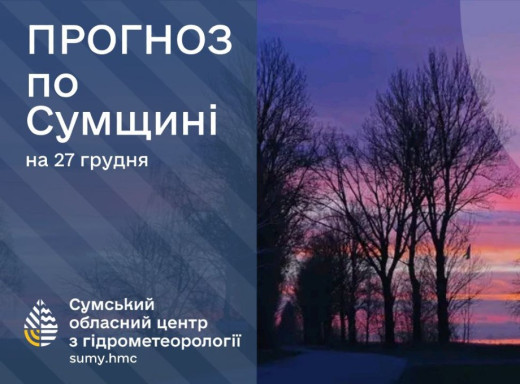 Нестійка погода на Сумщині до кінця тижня: дощ, сніг, туман та ожеледиця фото