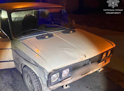 У Сумах п’яний водій скоїв ДТП і намагався втекти фото У Сумах п’яний водій скоїв ДТП і намагався втекти фото