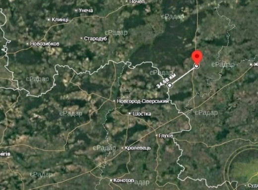 Новий майданчик для пусків: ворог запускає «шахеди» за 35 кілометрів від кордону з Сумщиною фото