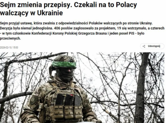 У Польщі скасували покарання за службу в Україні: рішення діє заднім числом