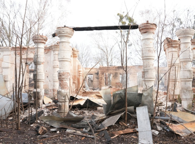Пам'ятка архітектури в Лифине, де зупинявся Шевченко, зруйнована російськими «шахедами» на 90% (фото)