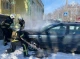 У Глухові пожежники гасили загоряння автомобіля (відео)