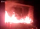 На Сумщині рятувальники загасили пожежу, спричинену ворожим ударом