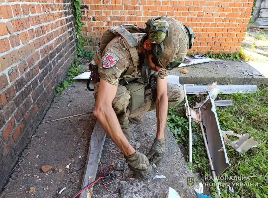 На Сумщині поліція знешкодила бойову частину російського безпілотника